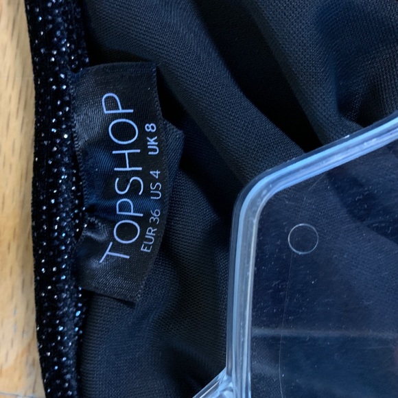 Top shop sparkle stretch mini dress - Picture 3 of 5